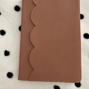 Scalloped Edge Tan Journal